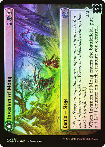 Invasion of Moag // Bloomwielder Dryads (mom) / Foil — cara 1 de 2
