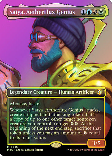 Satya, Aetherflux Genius (m3c) (15) / Borderless Foil