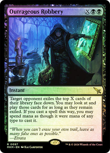 Outrageous Robbery (mkm) (97) / Foil