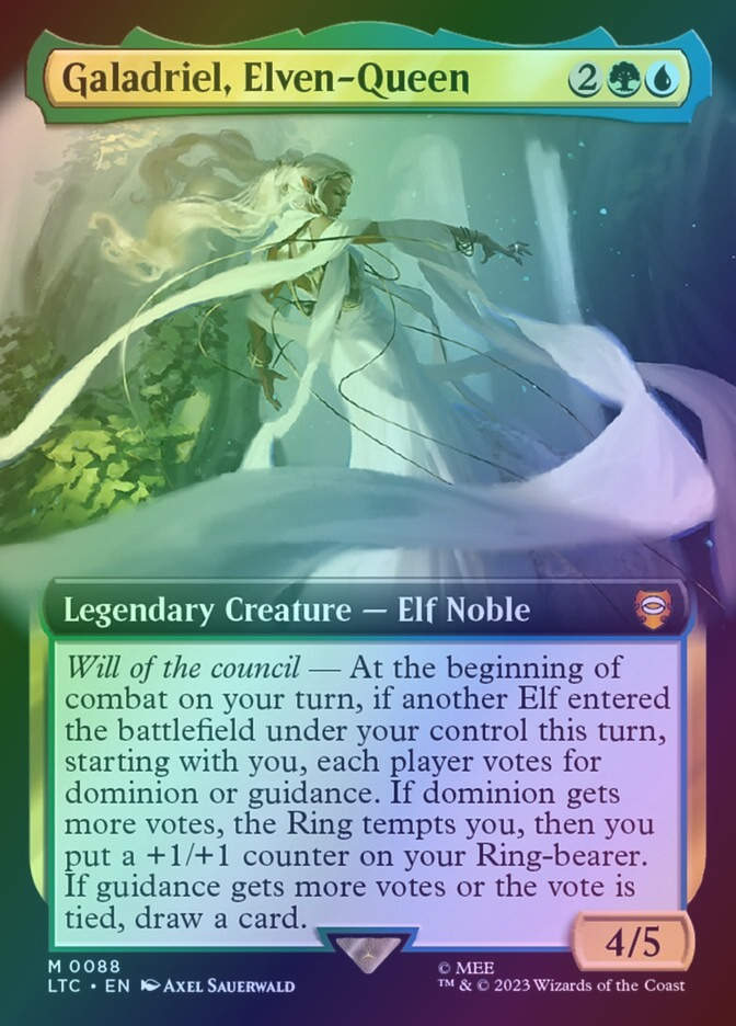 Galadriel, Elven-Queen (LTC) (88) / Extended Art / Foil