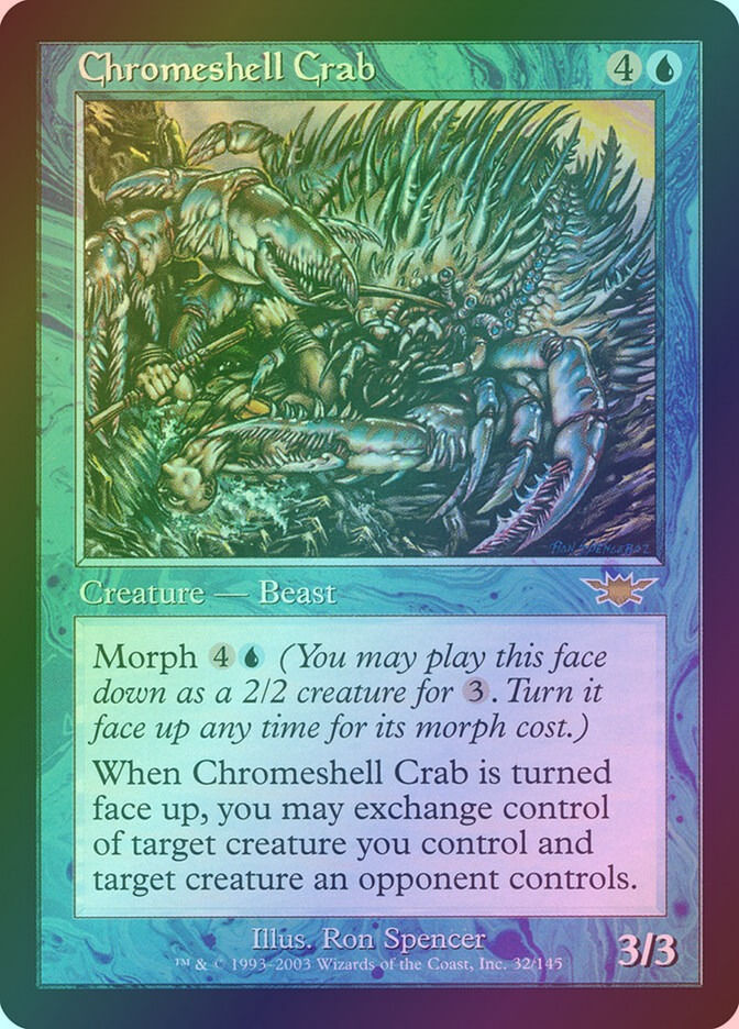 Chromeshell Crab (LGN) (32) / Foil