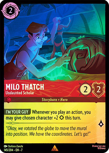 Milo Thatch - Undaunted Scholar (LOR_ARC) / Foil
