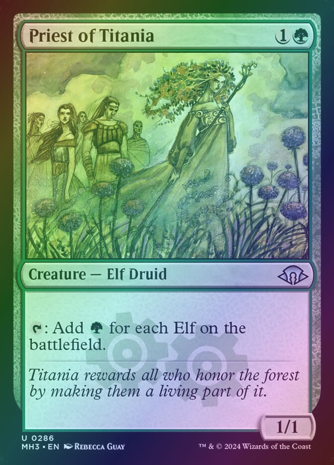 Priest of Titania (MH3) (286) / Foil