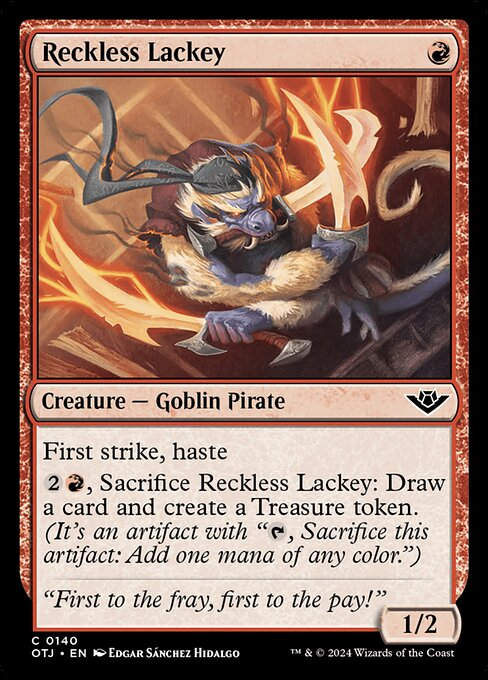 Reckless Lackey (otj) (140)