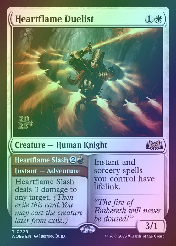 Heartflame Duelist // Heartflame Slash (PWOE) (228s) / Foil