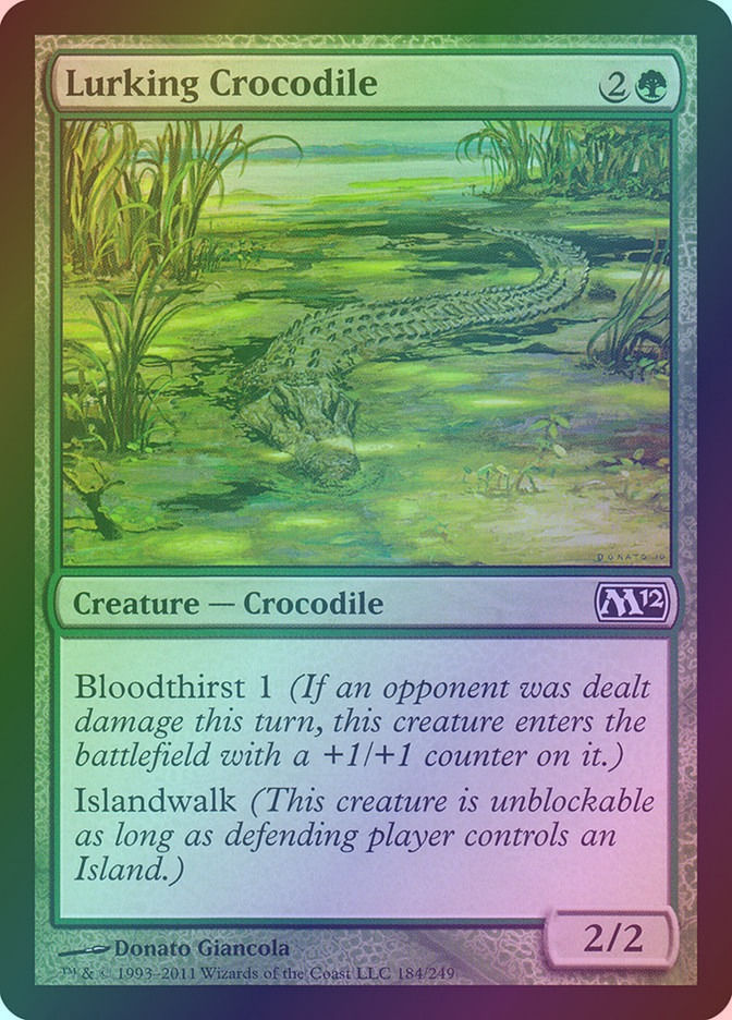 Lurking Crocodile (M12) (184) / Foil