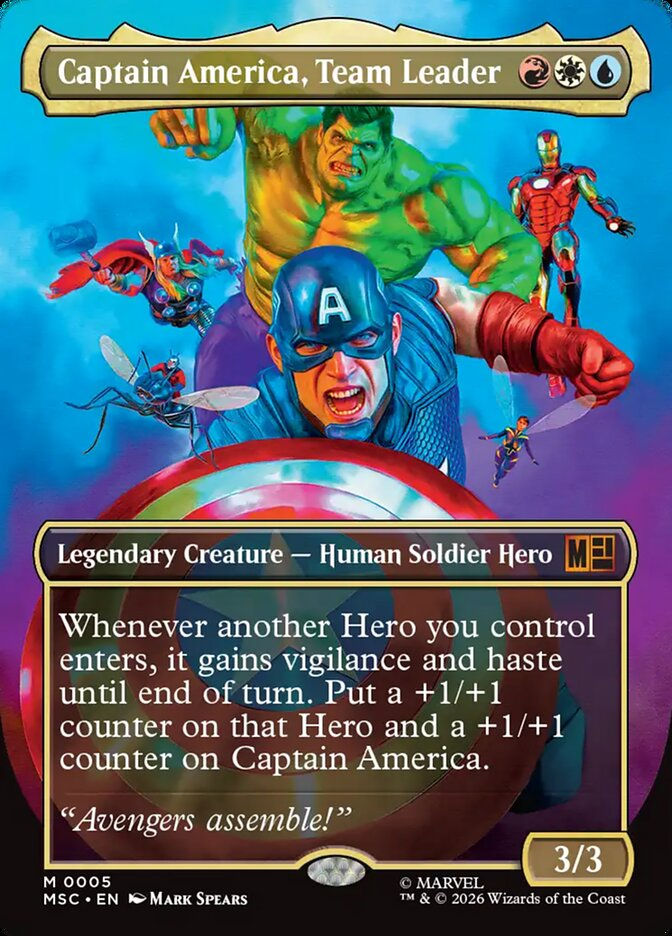Captain America, Team Leader (MSC) (5) / Borderless