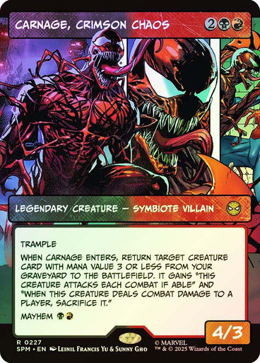 Carnage, Crimson Chaos (SPM) (227) / Showcase / Foil
