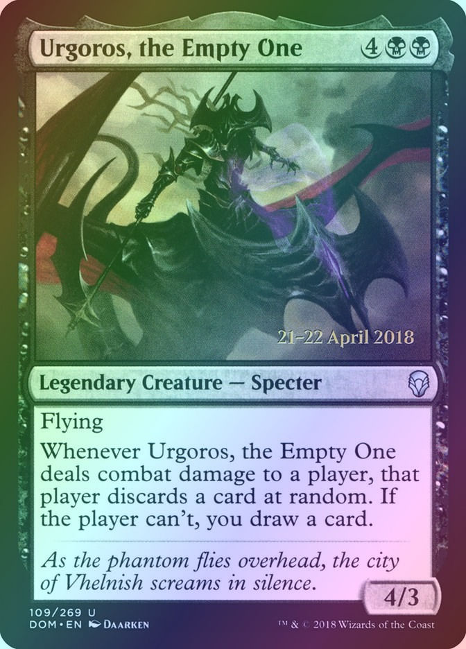 Urgoros, the Empty One (PDOM) (109s) / Foil