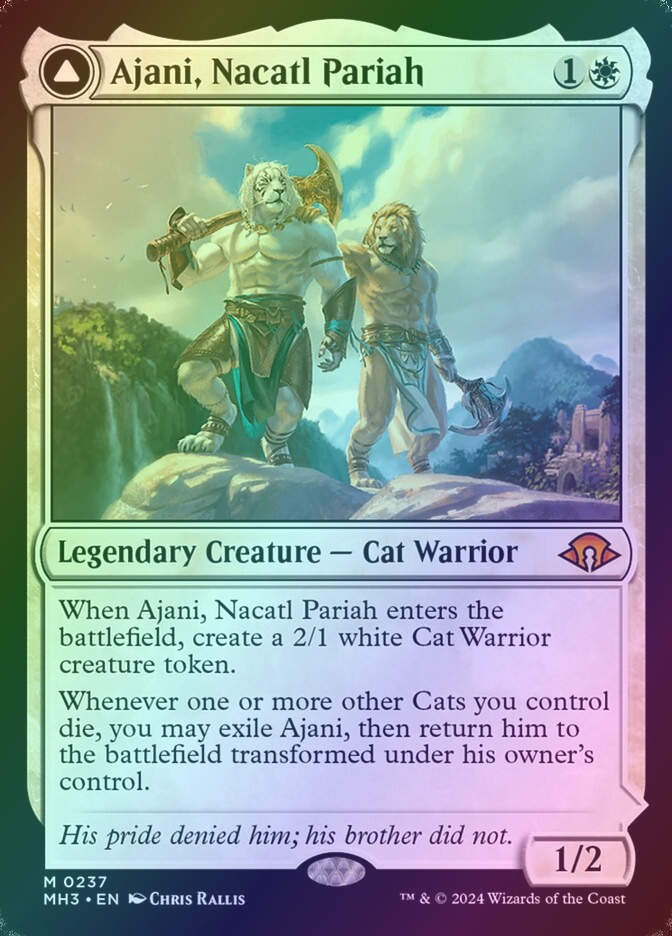 Ajani, Nacatl Pariah // Ajani, Nacatl Avenger (MH3) (237) / Foil