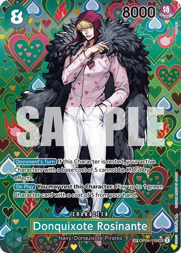 Donquixote Rosinante (SP) (OP04-119) / Foil