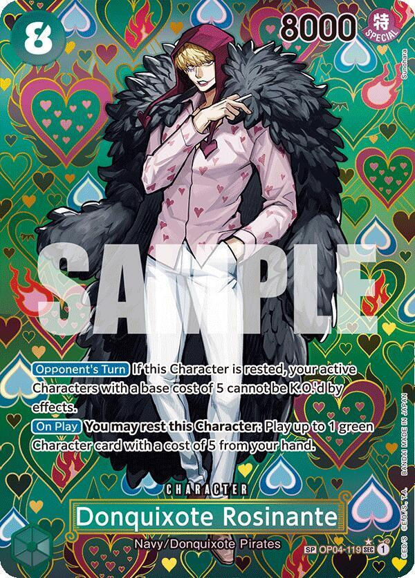 Donquixote Rosinante (SP) (OP04-119) / Foil