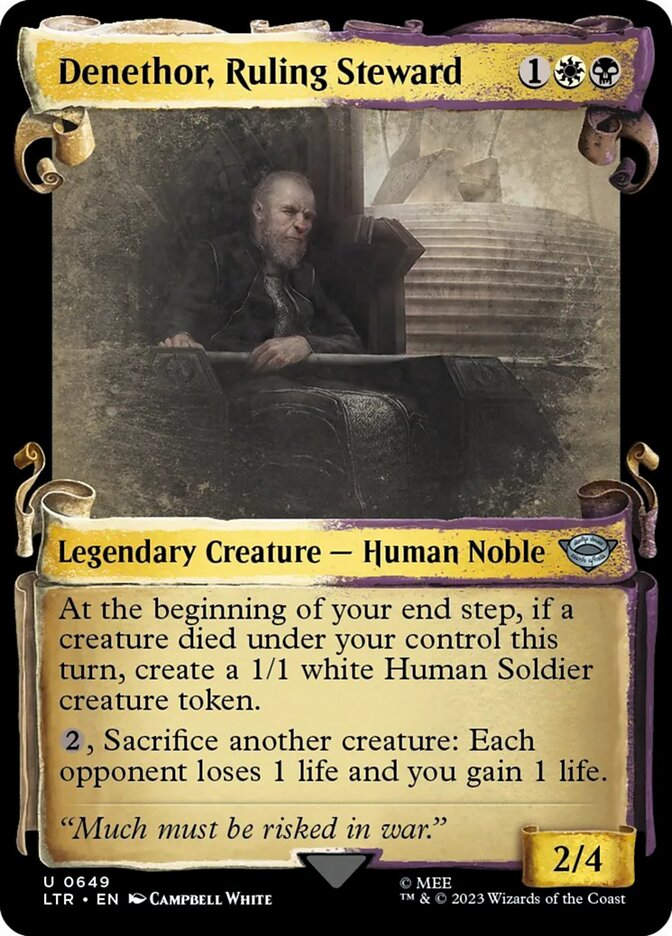 Denethor, Ruling Steward (LTR) (649) / Showcase