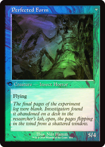 Aberrant Researcher // Perfected Form (INR) (454) / Foil Retro — cara 2 de 2