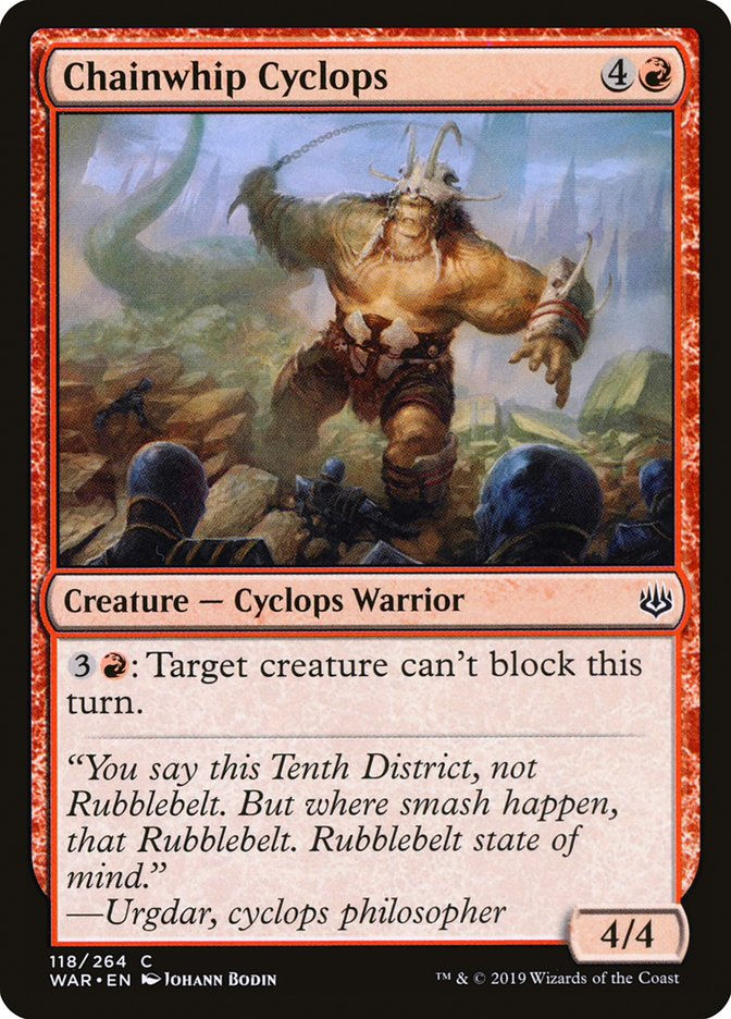 Chainwhip Cyclops (WAR) (118)