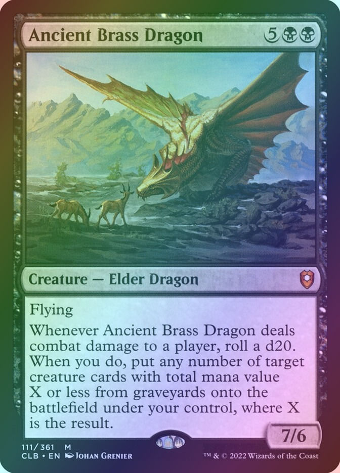 Ancient Brass Dragon (CLB) (111) / Foil