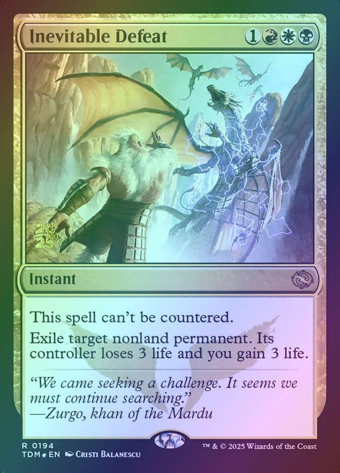 Inevitable Defeat (PTDM) (194s) / Foil