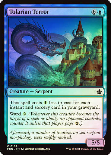 Tolarian Terror (FDN) (167) / Foil