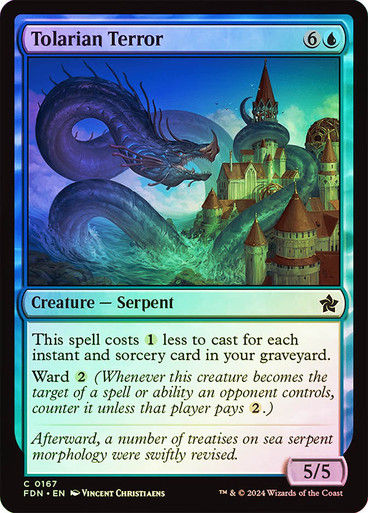 Tolarian Terror (FDN) (167) / Foil