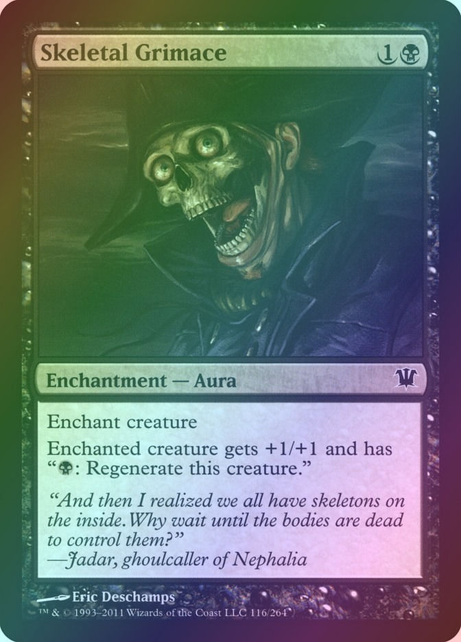 Skeletal Grimace (ISD) (116) / Foil