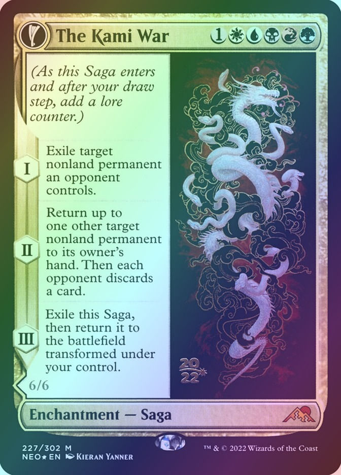 The Kami War // O-Kagachi Made Manifest (PNEO) (227s) / Foil — cara 1 de 2