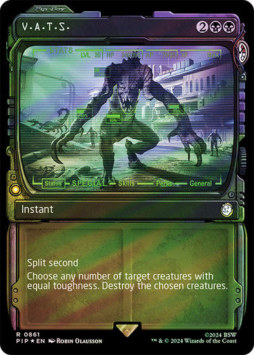 V.A.T.S. (pip) (861) / Showcase Surge Foil
