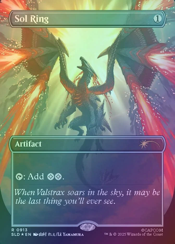 Sol Ring (SLD) (913) / Borderless / Foil