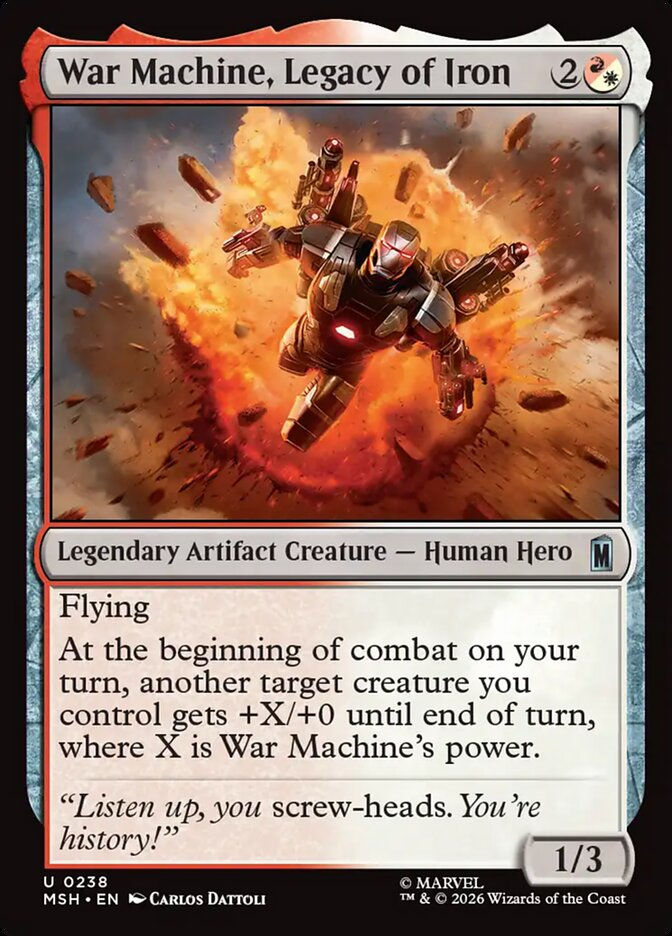 War Machine, Legacy of Iron (MSH) (238)