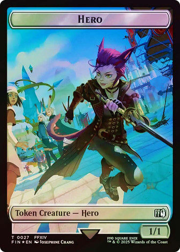 Hero Token T27 // Spirit (TFIN2) / Surge Foil — cara 1 de 2