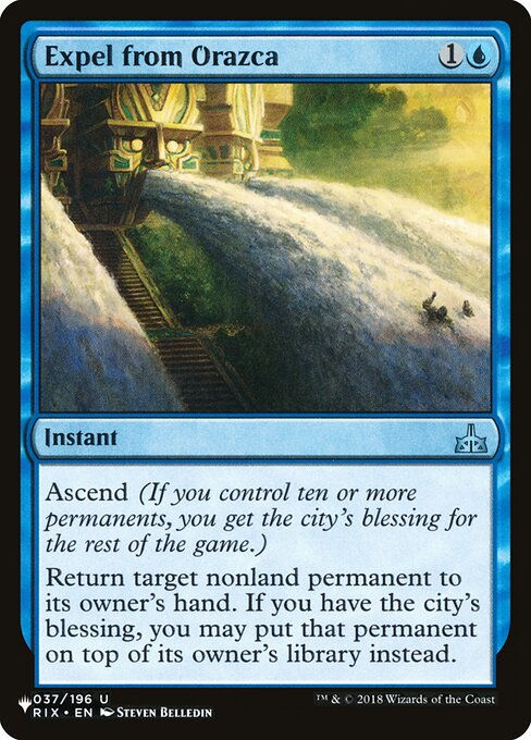Expel from Orazca (PLST) (RIX-37)