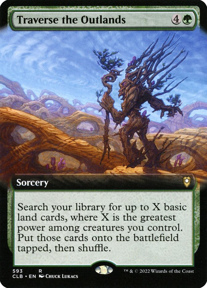 Traverse the Outlands (CLB) (593) / Extended Art