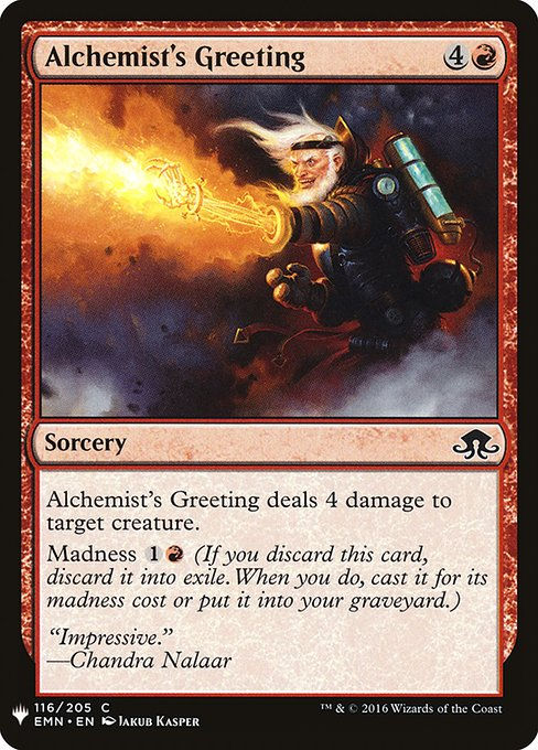 Alchemist's Greeting (PLST) (EMN-116)