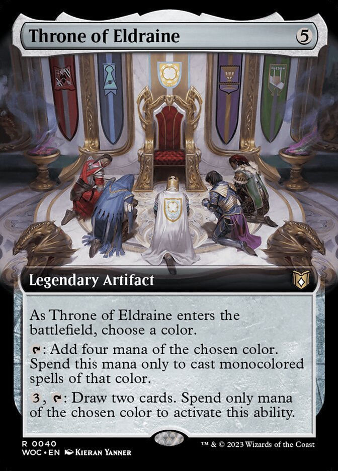 Throne of Eldraine (WOC) (40) / Extended Art