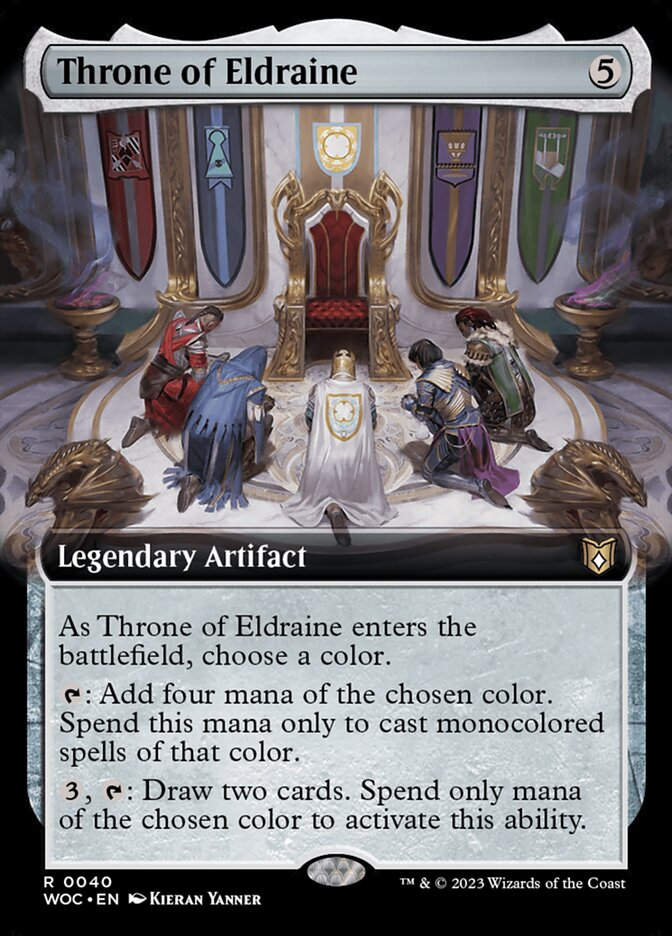 Throne of Eldraine (WOC) (40) / Extended Art