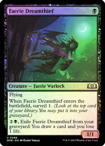 Faerie Dreamthief (woe) / Foil