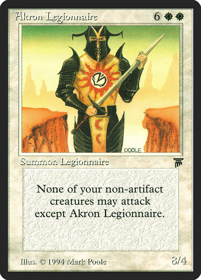 Akron Legionnaire (leg)