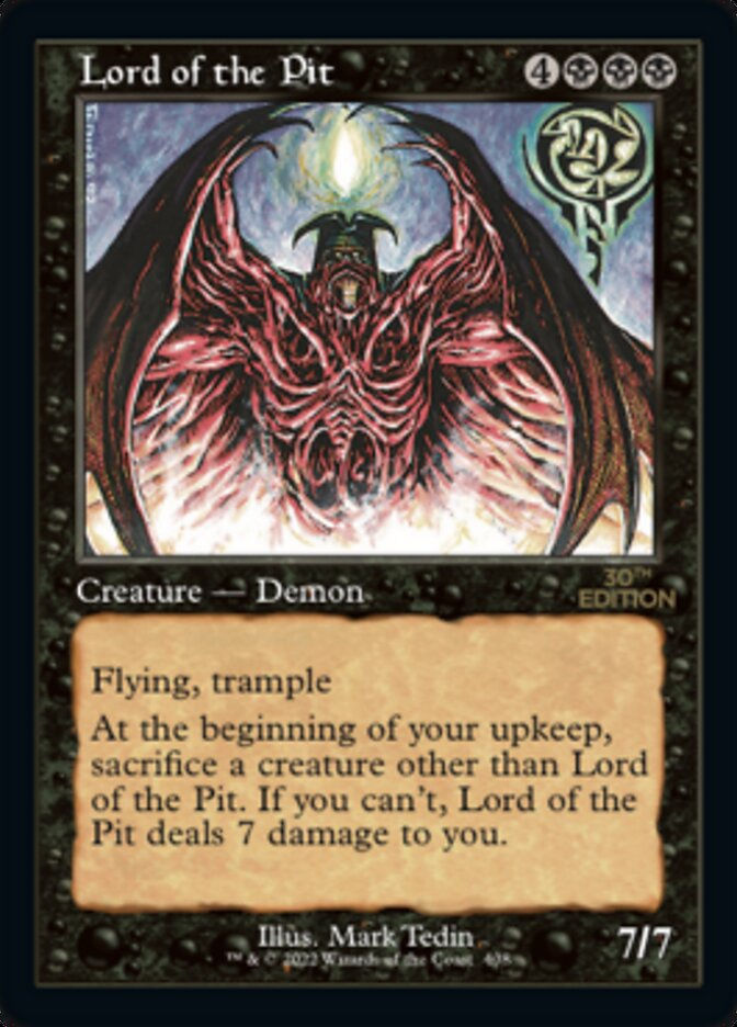 Lord of the Pit (30a) / Retro Frame