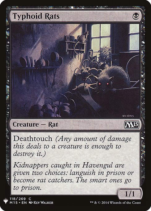 Typhoid Rats (PLST) (M15-118)