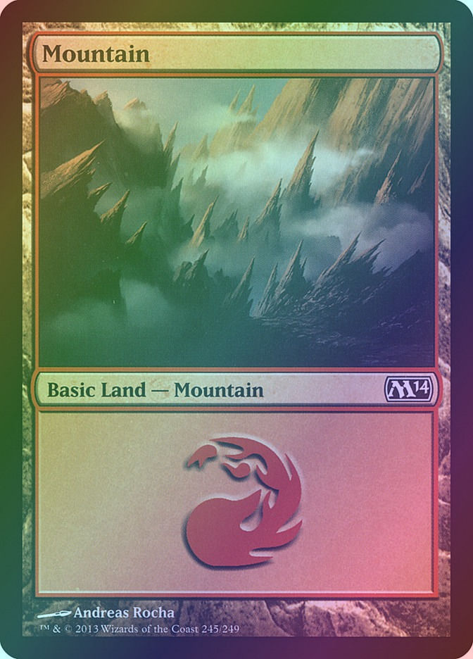 Mountain (M14) (245) / Foil