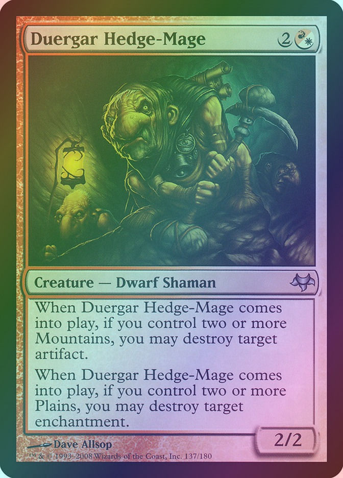 Duergar Hedge-Mage (EVE) (137) / Foil
