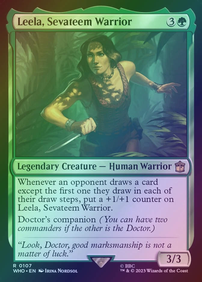 Leela, Sevateem Warrior (WHO) (107) / Foil