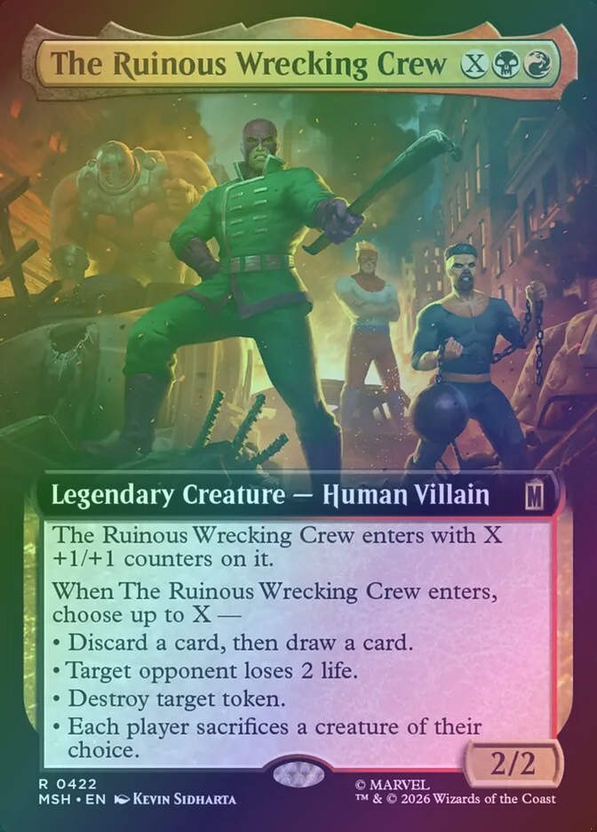 The Ruinous Wrecking Crew (MSH) (422) / Extended Art / Foil