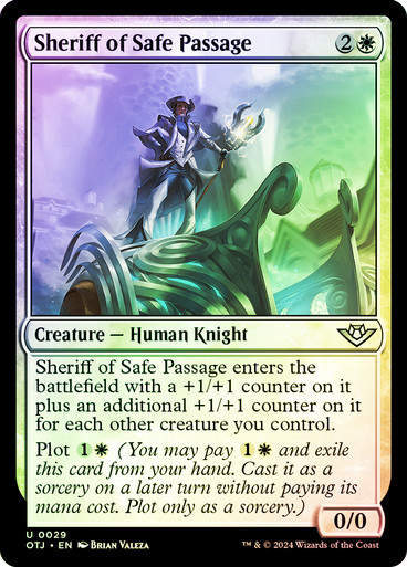 Sheriff of Safe Passage (otj) (29) / Foil