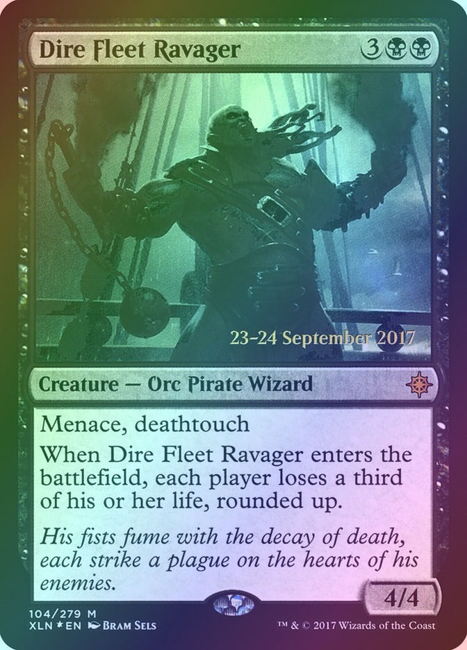 Dire Fleet Ravager (PXLN) (104s) / Foil