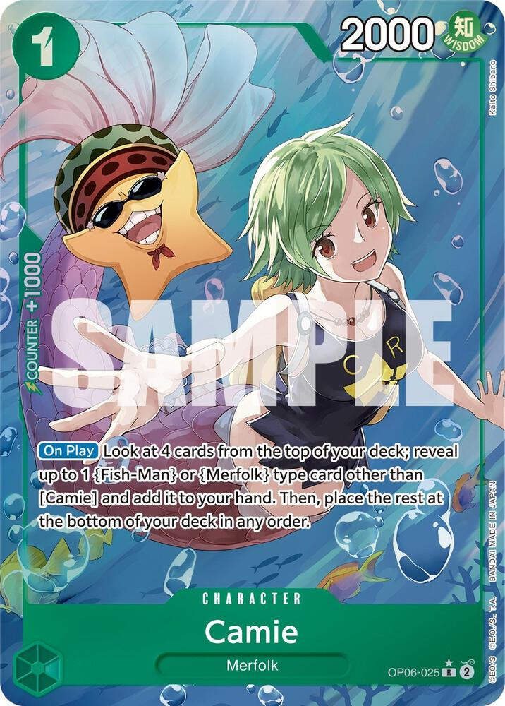 Camie (Alternate Art) (OP06-025) / Foil