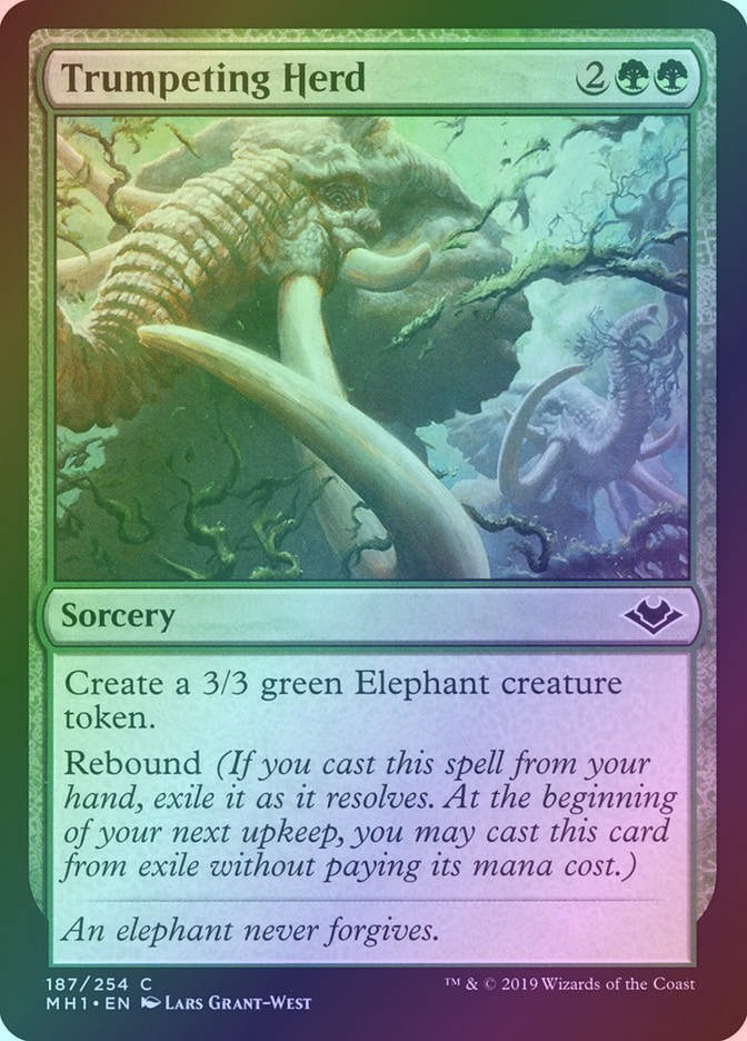 Trumpeting Herd (MH1) (187) / Foil
