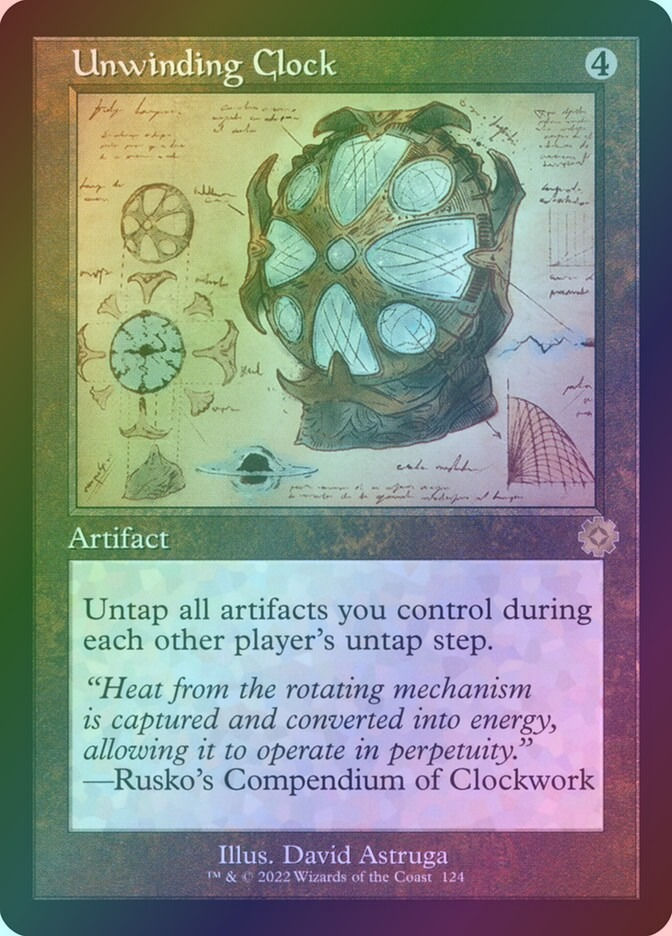 Unwinding Clock (BRR) (124) / Foil / Schematic
