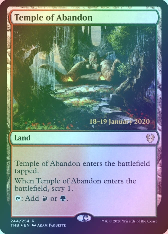 Temple of Abandon (PTHB) (244s) / Foil