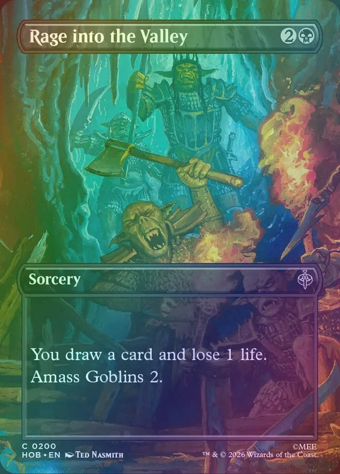 Rage into the Valley (HOB) (200) / Borderless / Foil
