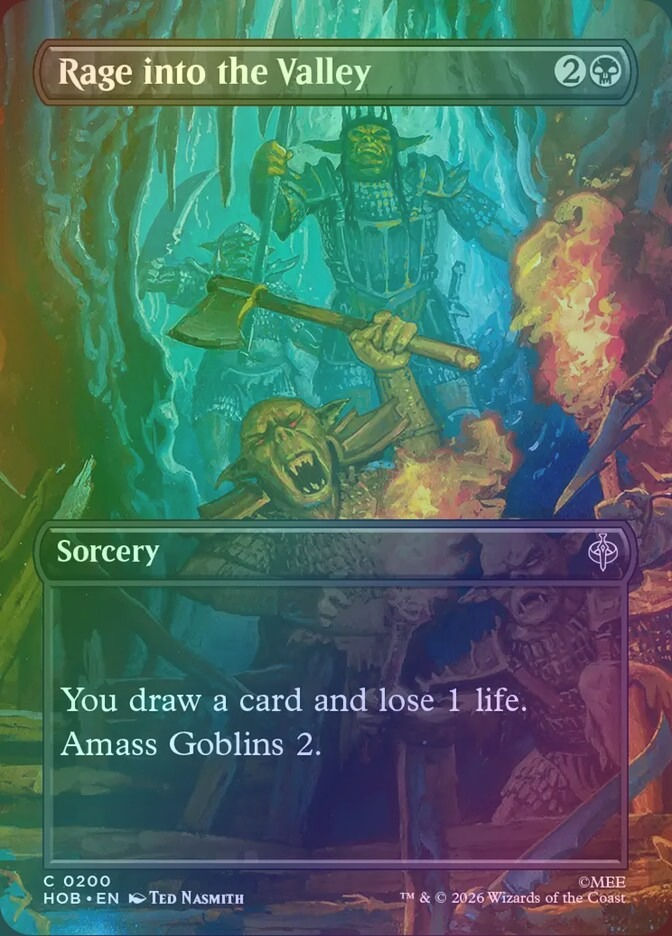 Rage into the Valley (HOB) (200) / Borderless / Foil